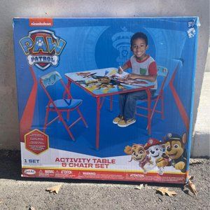 Paw Patrol Activity Table and Chair Set
